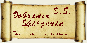 Dobrimir Škiljević vizit kartica